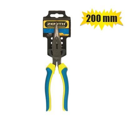 Pliers plastic-grip long-nose 200mm