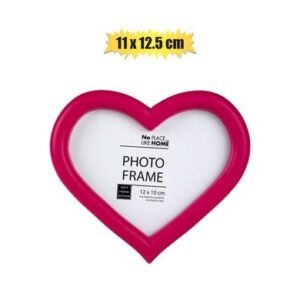 Picture-frame pl heart-shape 11x12.5cm