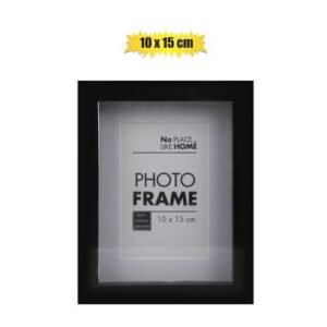 Picture-frame pl shadow box 10x15cm blk