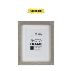 Picture-frame mdf 13x18cm rustic grey