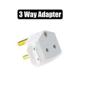 Plug-adaptor 1x16amp+2x5amp-2pin bulk