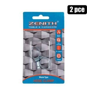 Hoseclamp worm-dr galv 10-22mmx2 zenith