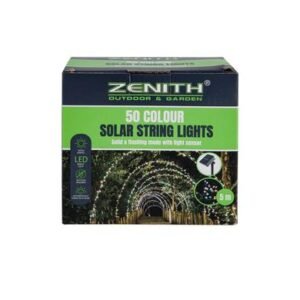 Solar garden light string colours 50's