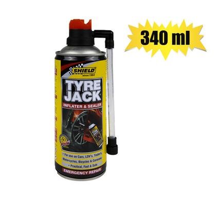 Shield tyre-jack inflater car 340ml