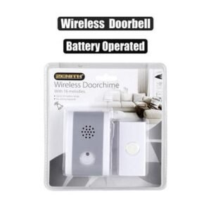 Wireless doorbell with 16 melodies b/o