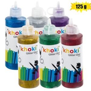 Glitter glue 125g asstd colours
