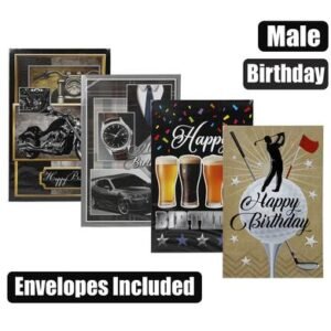 Card & envelope birthday - male