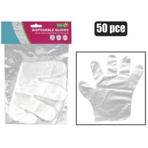 Gloves pl disposable pack-50-pce zenith