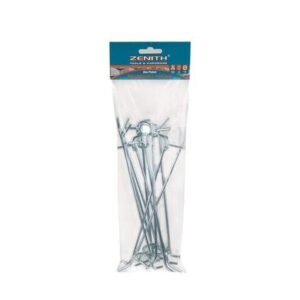 Pegboard-hooks single-prong 175mm pkt-10