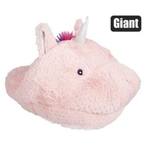 Cushion warmer giant slipper unicorn