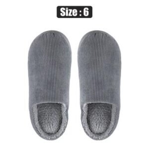 Slipper slip-in grey grain size 6