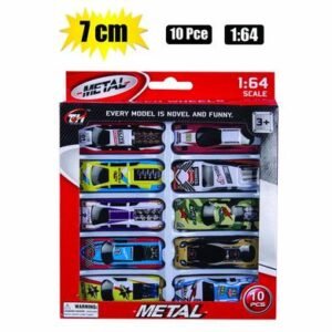 Die cast set 10pcs racers 7cm each