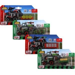 Maisto dinky work tractor & trailer