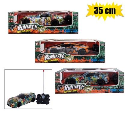 Battery operated rc racer graffiti 35cm