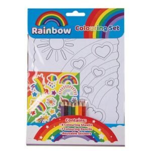 Book rainbow colouring set