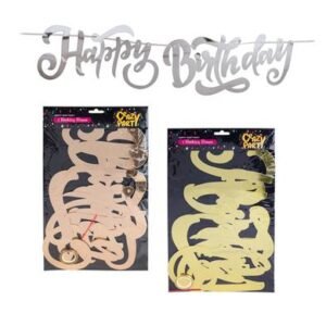 Party banner happy birthday cutout 1.1m