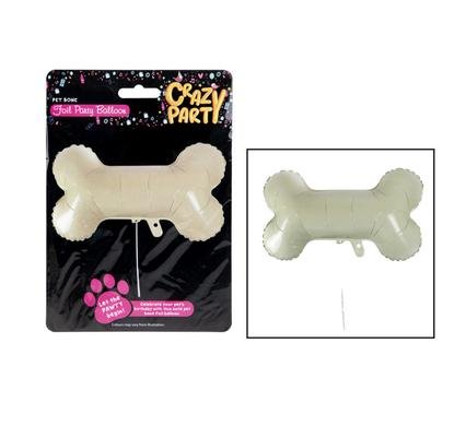 Pet party foil balloon dog bone
