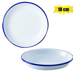 Plate enamel 18cm pasta