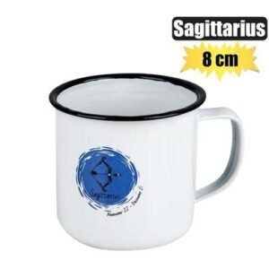 Mug enamel horoscope sagittarius 8cm
