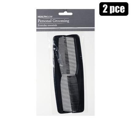 Hair comb plastic 2pc family