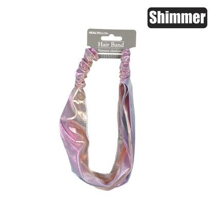 Hair band shimmer elasticated