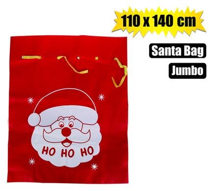 Xmas dress up santa bag jumbo 110x90cm
