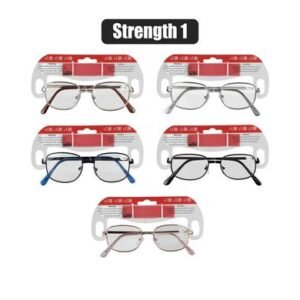 Reading glass metal asstd strengh:1