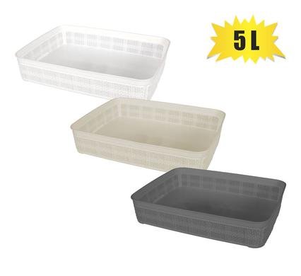 Basket pl jute 5l 31x25x12cm