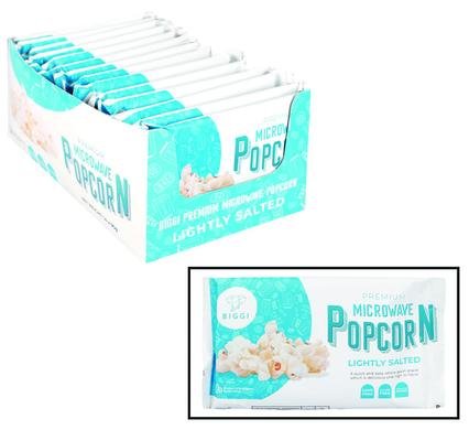 Snack bb popcorn l/salt 100g