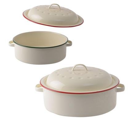 Roaster enamel 20cm round