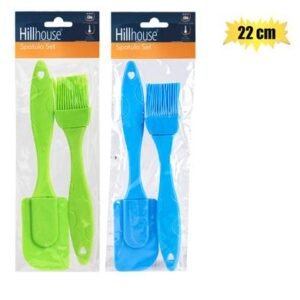 Spatula and brush set silicone22cm
