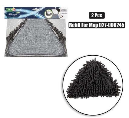 Mop refill fits (27-245)2pc m/fibre pads