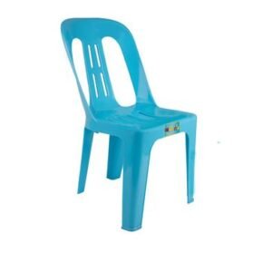 Chair kiddies no armrest - blue