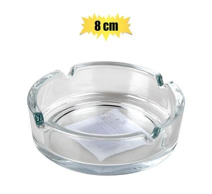 Ashtray clear glass 8cm