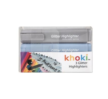 Art+craft glitter highlighter 3pc