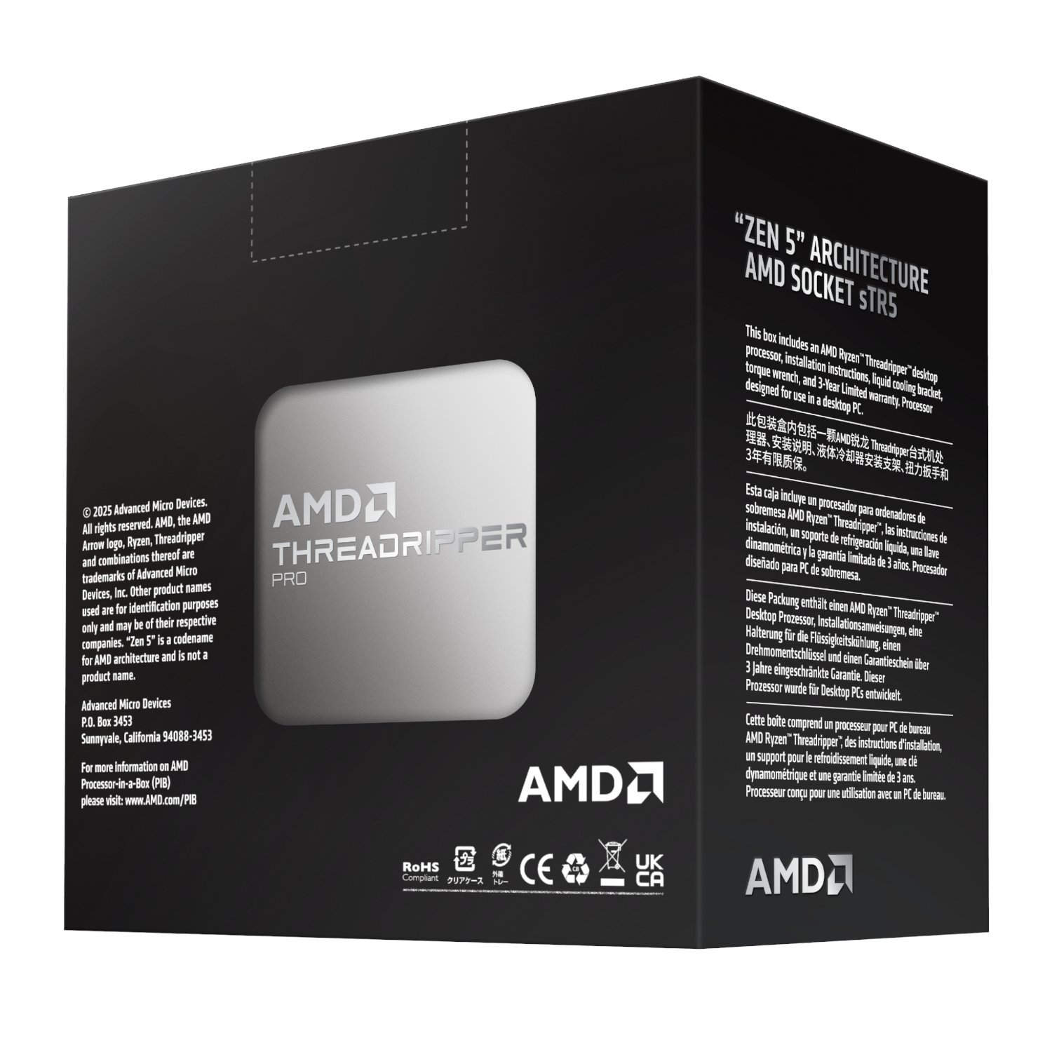 AMD Ryzen Threadripper Pro 9955WX 16-Core 4.5GHz CPU - Image 4