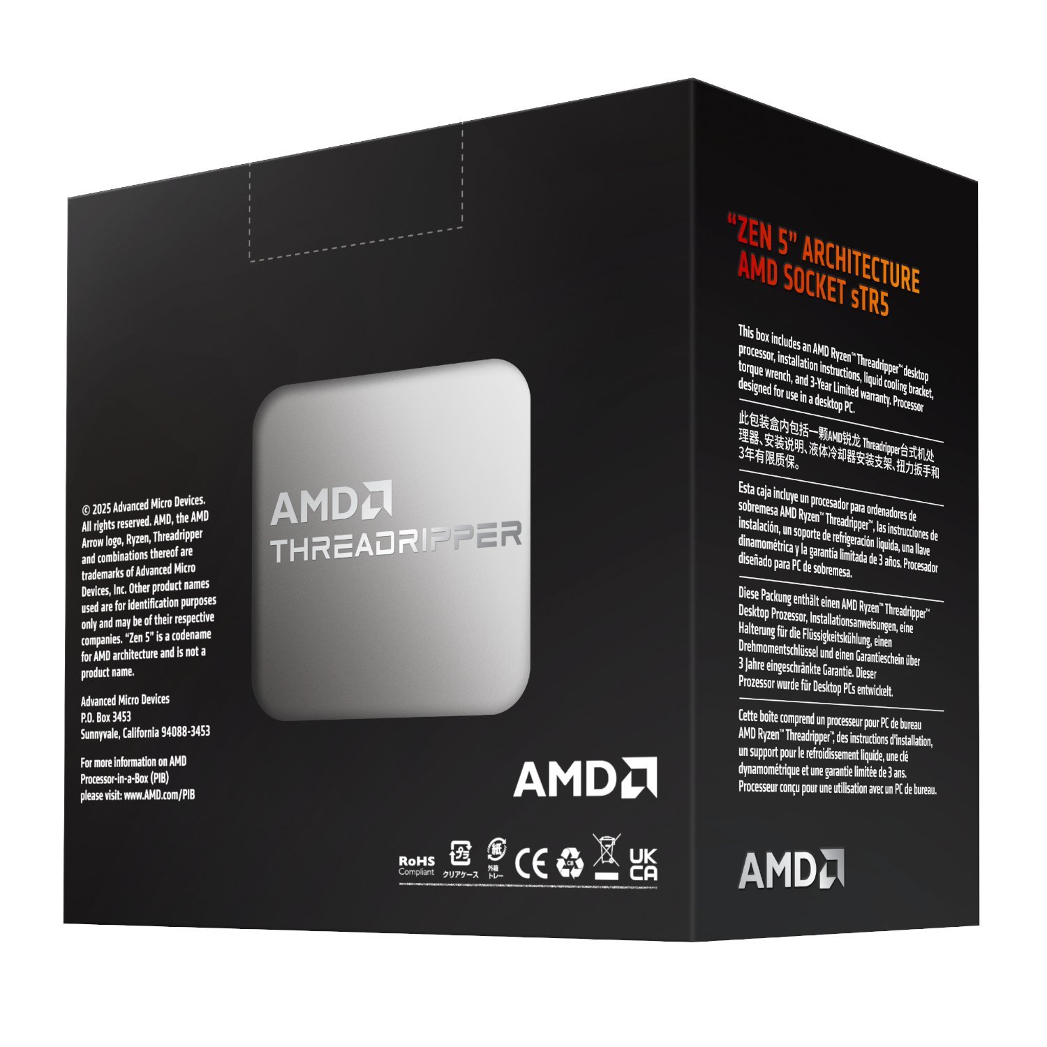 AMD Ryzen Threadripper 9980WX 64-Core 3.2GHz CPU - Image 4