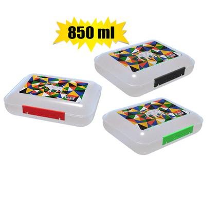 Lunch box pl 850ml patriotic colours