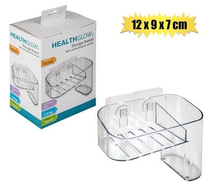 Basket self adhesive 12x9x7cm