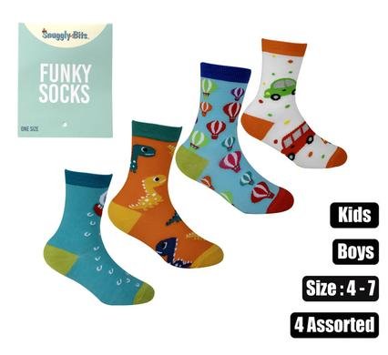 Socks kids boys size 4-7 (15cm)