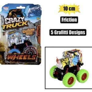 Vehicle jeep monster buggy graffiti 10cm