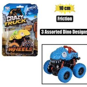 Vehicle jeep monster dino friction 10cm