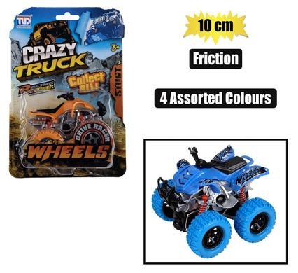 Vehicle jeep monster quad friction 10cm