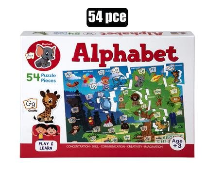 Puzzle jigsaw alphabet 54pc
