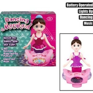 Doll b/o dancing mermaid w/light music