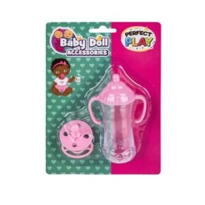 Baby doll accessory pacifier and bottle