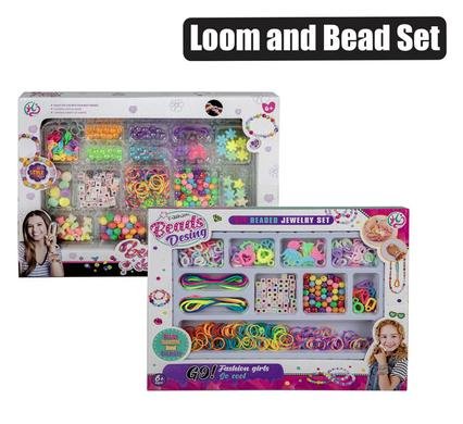 Play-set beads activity with loom bands