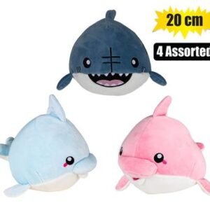 Plush sealife animal ball asstd 20cm