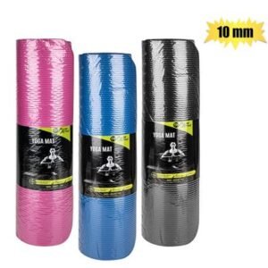 Fitness yoga mat 10mm nbr asstd