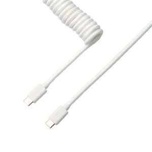 Keychron Coiled Aviator White Cable
